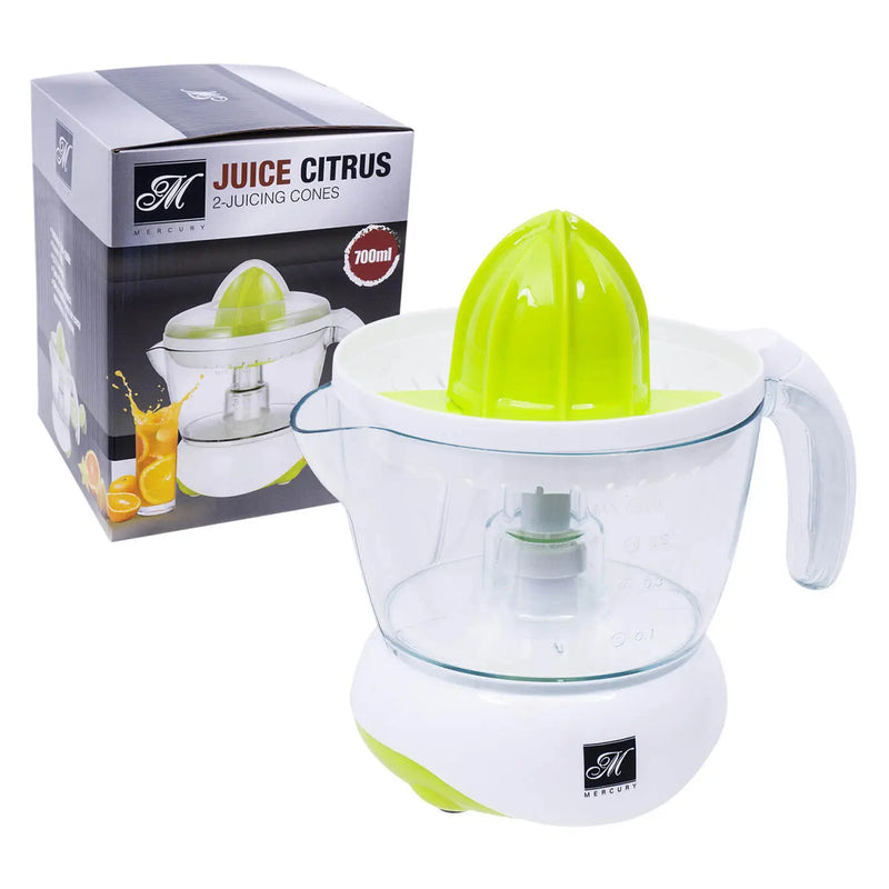 Electric Citrus Juicer 700ml Orange Fruit Lime Lemon Squeezer Extractor 24 oz Mercury