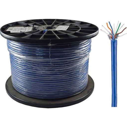 Ethereal CAT5E350-SH-B CAT5 24/4 Pair 350MHz 1000' Shielded Blue Cable Ethereal