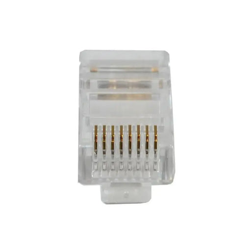 Ethernet Gold Plated Network RJ45 8P8C CAT5E Modular Plug (10-100 Pack) Logico