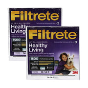 Filtrete 14x14x1 MPR 1500 Ultra Allergen, Virus and Bacteria Reduction HVAC Furnace Air Filter (2-12 Pack) 3M