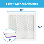 Filtrete 14x14x1 MPR 1500 Ultra Allergen, Virus and Bacteria Reduction HVAC Furnace Air Filter (2-12 Pack) 3M