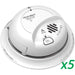 First Alert BRK SC9120B Smoke Carbon Monoxide Detector w/ Batt Backup (1-10 Pack) Others
