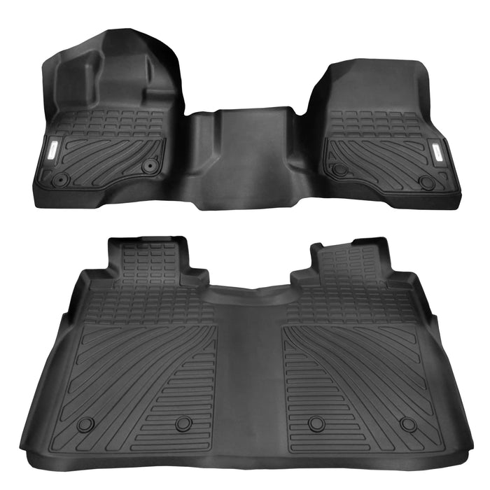 Ford F150 SuperCrew 2016 Front & Rear OEM Precision Over the Hump Floor Liners Mats Others