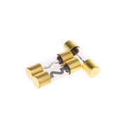 Gold Plated Dual AGU Fuse Holder 4/8 Gauge Power or Ground with Pack of 5 30-120 Amp Fuses The Wires Zone