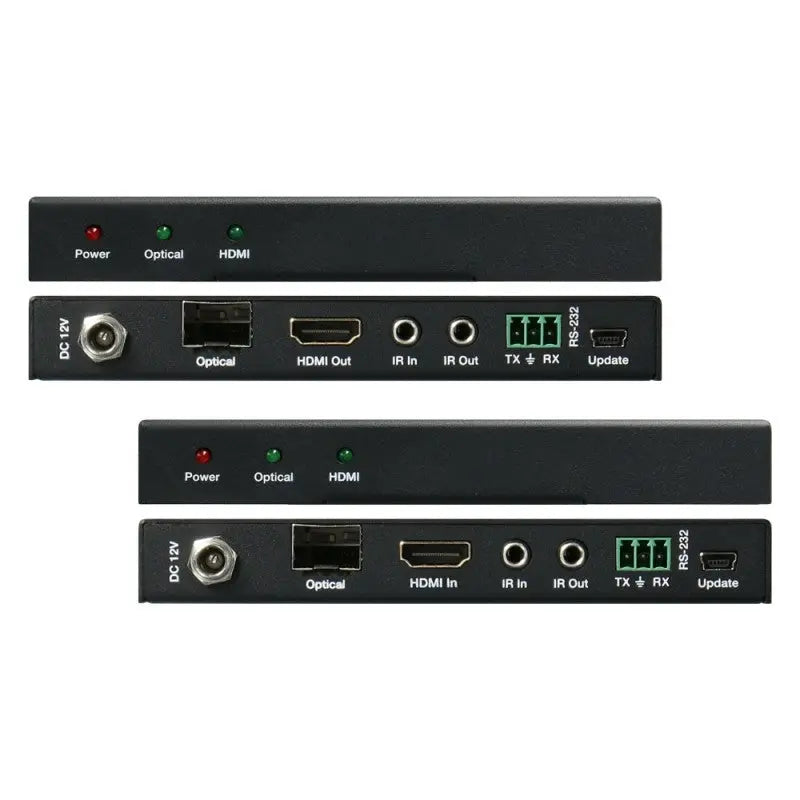 HDMI 2.0 Extender Over Fiber HDR Bi-directional 4k UHD @60hz up to 984ft Signal Helios