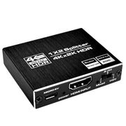 4Kx2K HDMI Intelligent Splitter HDR 1080p 1X2 3D Out for TV Monitor Sharing­ Screen Signal The Wires Zone