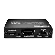 4Kx2K HDMI Intelligent Splitter HDR 1080p 1X2 3D Out for TV Monitor Sharing­ Screen Signal The Wires Zone