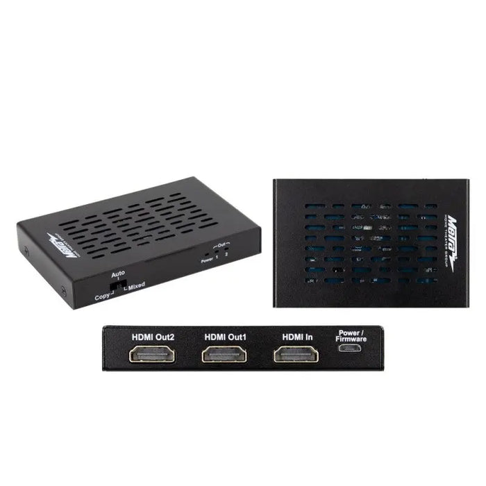 HDMI® 2.0 Splitter with 1 Input and 2 Outputs 4K UHD @60Hz HDR 18Gbps Helios