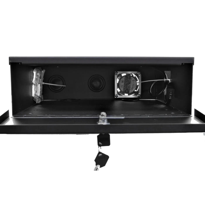 Heavy Duty DVR Security Lock Box with Fan for CCTV Systems