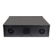 Heavy Duty 18" x 18" x 5" DVR Security Lock Box for CCTV Security Systems (Black) The Wires Zone