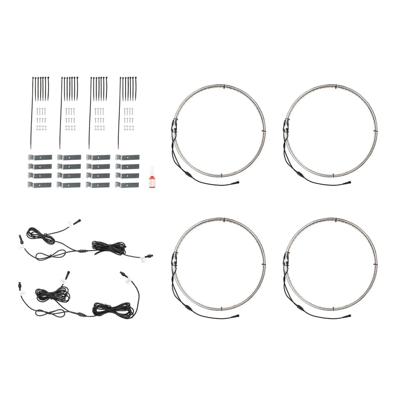 Heise HE-RGB1-W14 14" LED Wheel Light Set IP68 For RGB-CB1 Heise