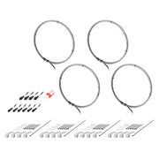 Heise HE-RGB1-W155 15.5" LED Wheel Light Set IP68 For RGB-CB1 Heise