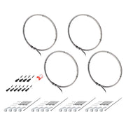 Heise HE-RGB1-W17 17" LED Wheel Light Set IP68 For RGB-CB1 Heise