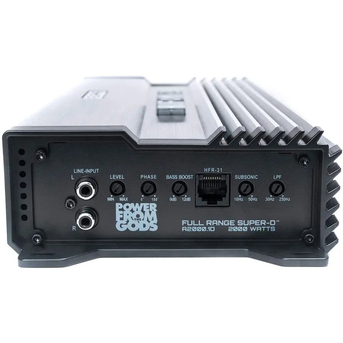 Hifonics A2000.1D ALPHA Compact 2000 Watts Monoblock Car Audio Amplifier Hifonics