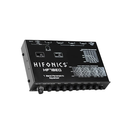 Hifonics HF7BEQ 7 Band Parametric Equalizer with 9 Volt Line Driver Processor Hifonics