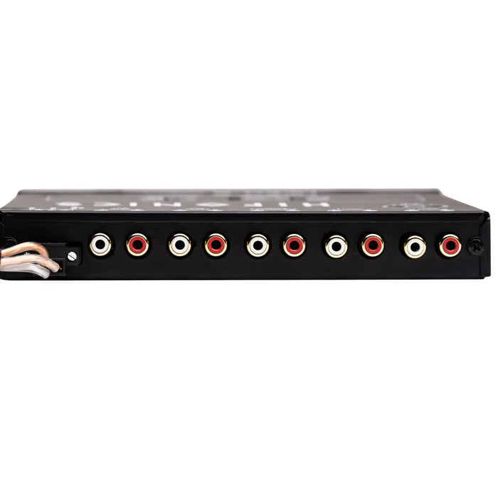 Hifonics HFEQ-2 4-Band Equalizer with 9 volt Line Driver and Multiple-Source Signal Processor Hifonics