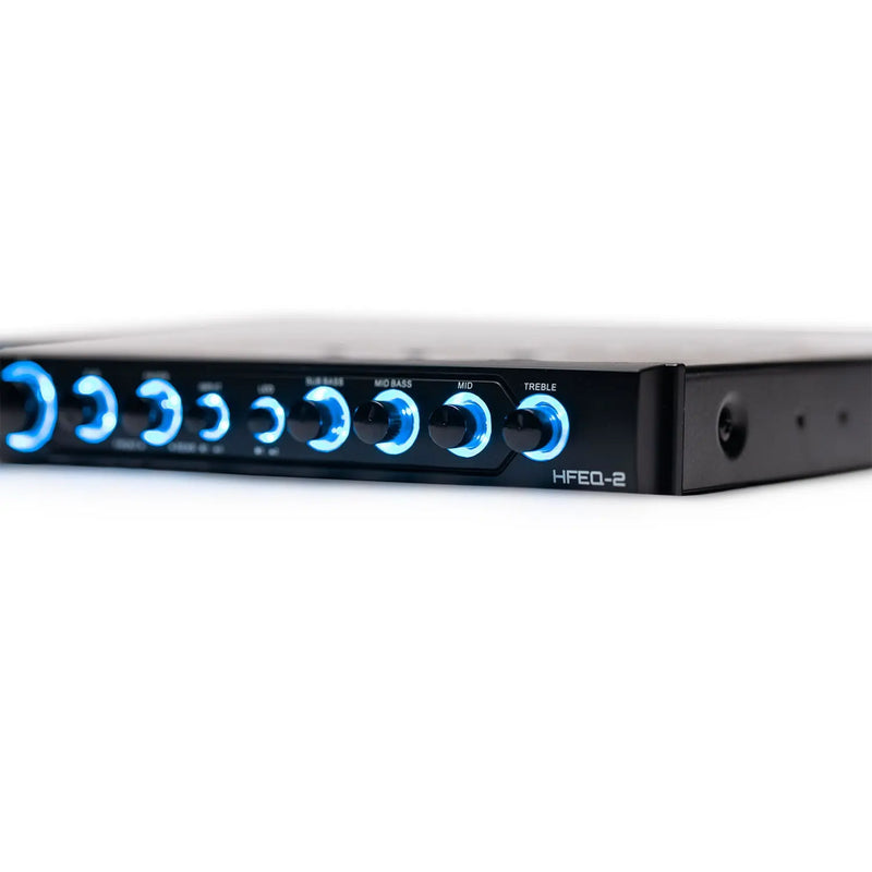 Hifonics HFEQ-2 4-Band Equalizer with 9 volt Line Driver and Multiple-Source Signal Processor Hifonics