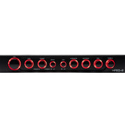 Hifonics HFEQ-2 4-Band Equalizer with 9 volt Line Driver and Multiple-Source Signal Processor Hifonics
