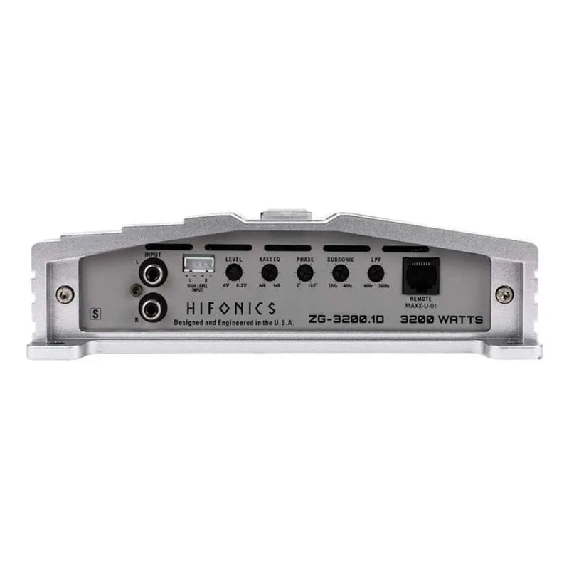 Hifonics ZG-3200.1D ZEUS Gamma 3200 Watts Mono Subwoofer Car Audio Amplifier Hifonics
