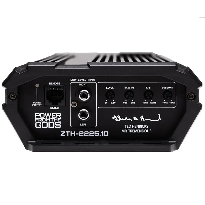 Hifonics ZTH-2225.1D ZEUS THETA Compact 2200W Super D-Class Mono