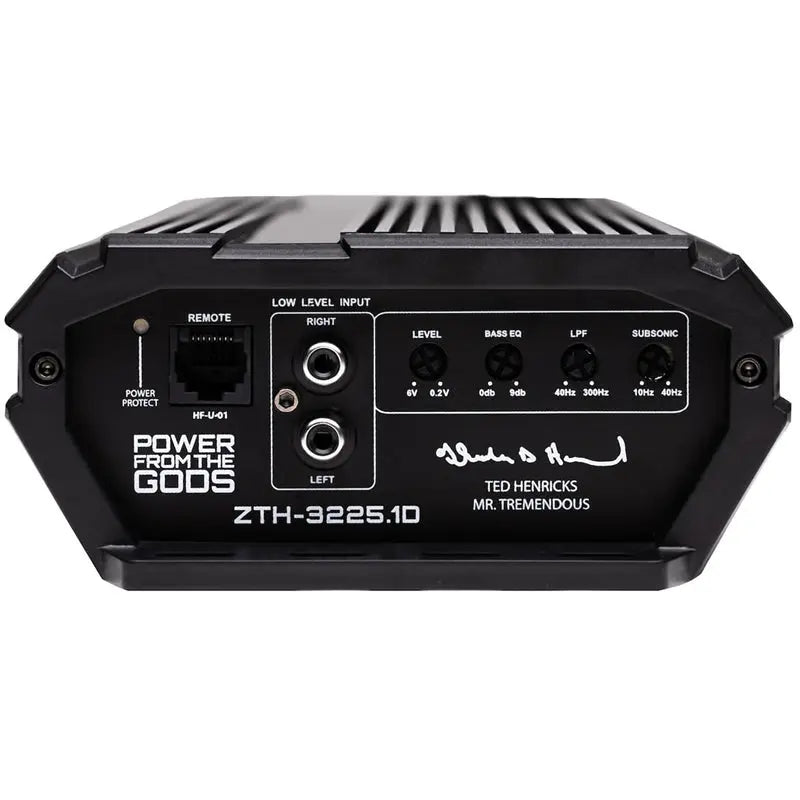 Hifonics ZTH-3225.1D ZEUS THETA Compact 3200W Super D-Class Mono Block Amplifier Hifonics