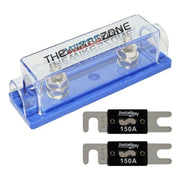 High Quality 1/0/4/8 Gauge ANL Fuse Holder + 2/4/10 Pack Nickel 100-500 Amp Fuse The Wires Zone