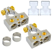 High Quality Dual 1/0/8 Gauge Positive or Negative Battery Terminal The Wires Zone
