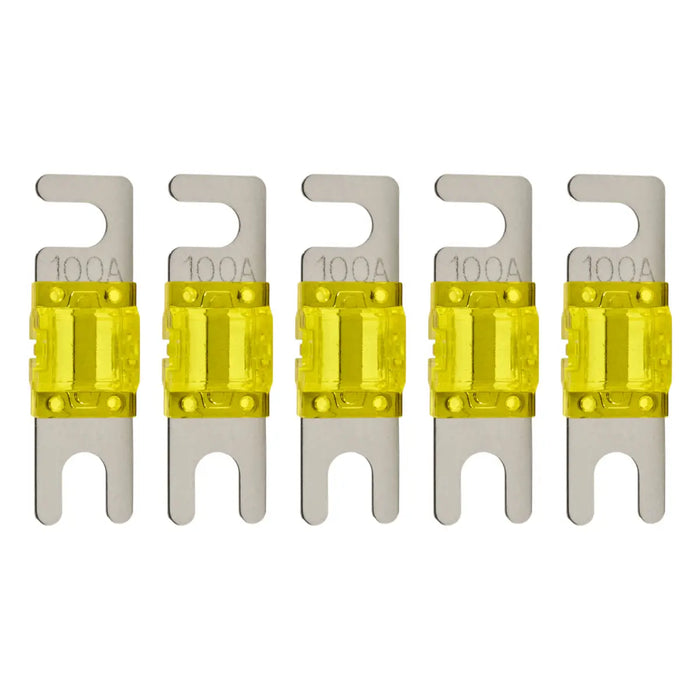 High-quality Nickel Plated 60-200 Amp Mini ANL Fuse (5 pack) The Wires Zone