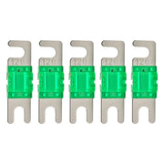 High-quality Nickel Plated 60-200 Amp Mini ANL Fuse (5 pack) The Wires Zone