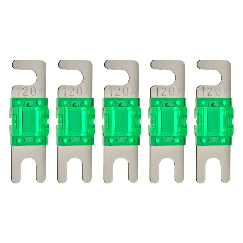 High-quality Nickel Plated 60-200 Amp Mini ANL Fuse (5 pack) The Wires Zone