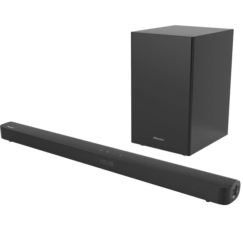 Hisense HS212F 2.1-Channel Soundbar with Wireless Subwoofer - Black Hisense