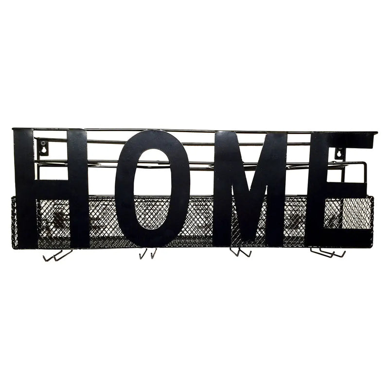 Home Wall Mounted Hanging Wine Rack & Cork Holder for 4 Bottles and 4 Wine Glasses The Wires Zone