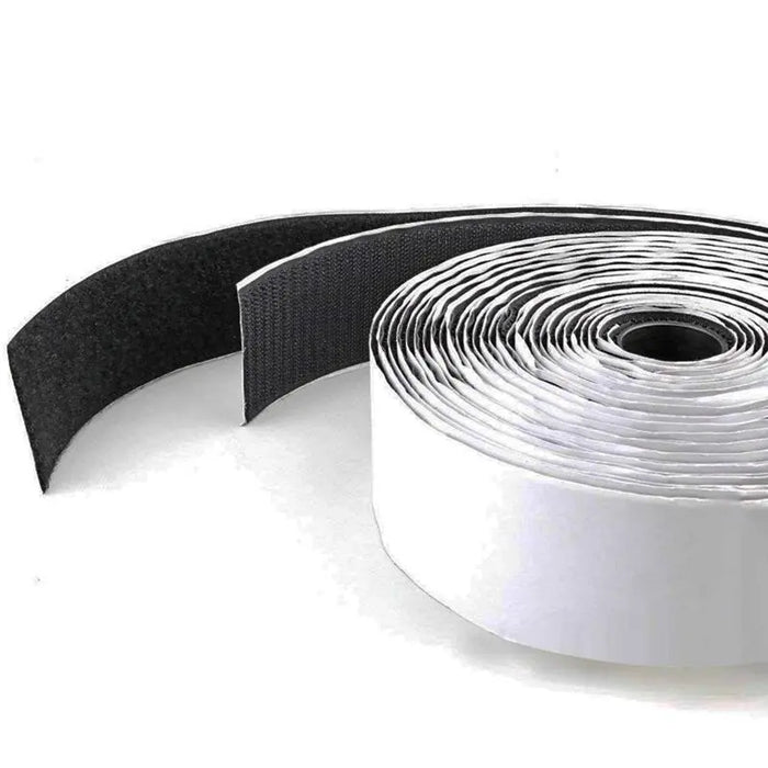 Hook and Loop Double Side Tape Roll Self Adhesive Sticky Back Fastener 1" X 10FT The Wires Zone