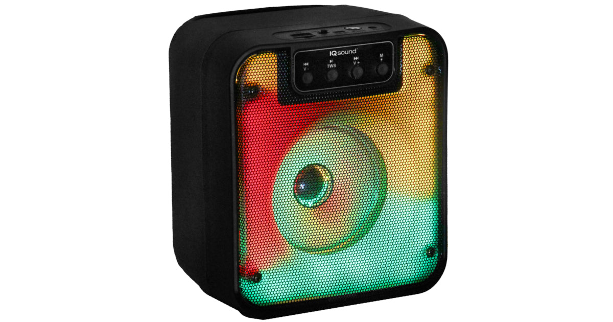 Supersonic IQ-7004DJBT 4" USB Micro SD Rechargeable Bluetooth® Speaker FIRE BOX