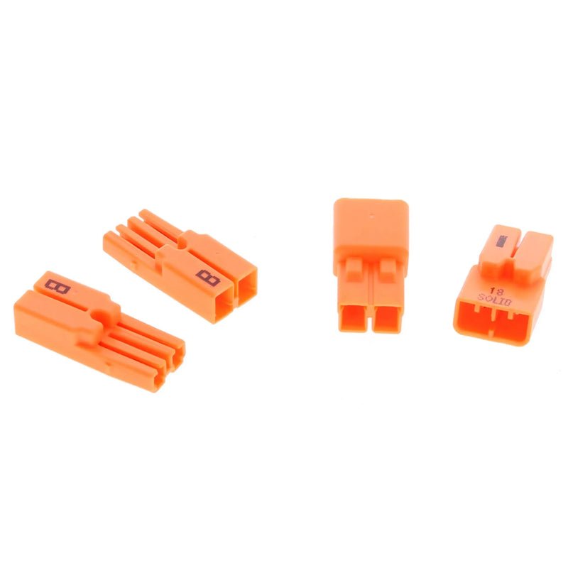 Ideal 30-682 Power Plug Luminaire Disconnects 18 AWG with Push-in Technology (1-100 Pack) Ideal