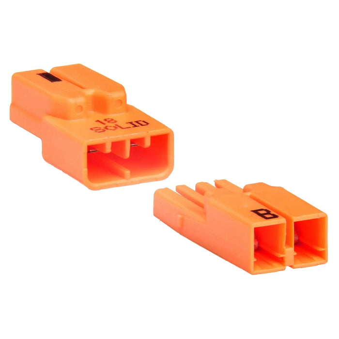 Ideal 30-682 Power Plug Luminaire Disconnects 18 AWG with Push-in Technology (1-100 Pack) Ideal