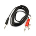 Insert Cable 1/4-Inch Mono Plug to Dual 1/4-Inch TS Audio Speaker Connector Cable Black 10FT Others