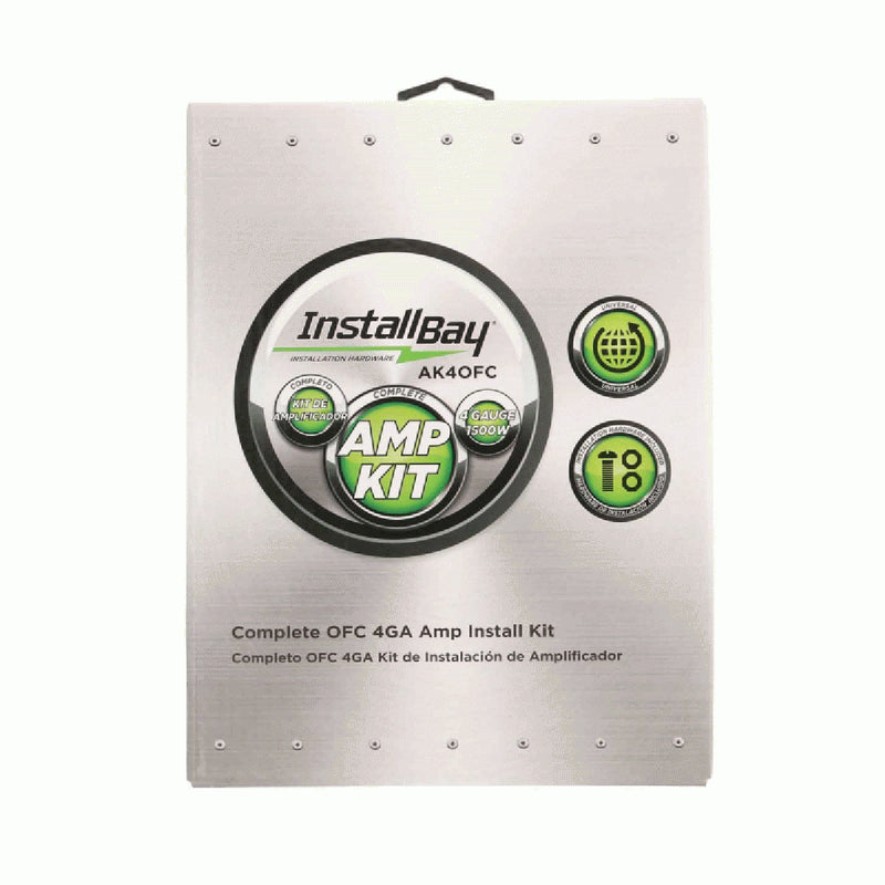 Install Bay AK4OFC 1500 Watts 4 Gauge OFC Complete Amplifier Installation Kit The Install Bay