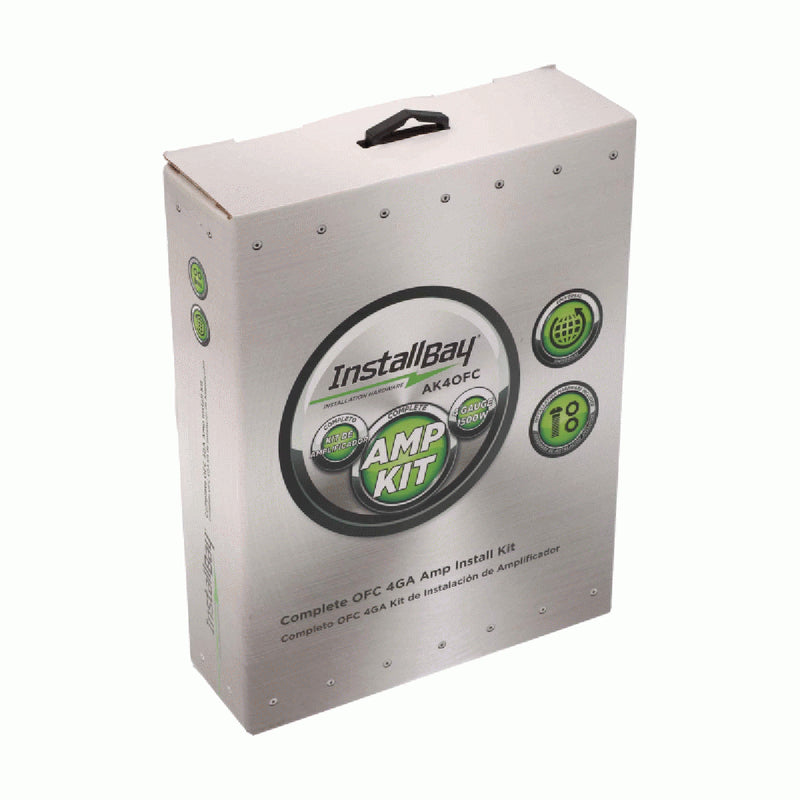Install Bay AK4OFC 1500 Watts 4 Gauge OFC Complete Amplifier Installation Kit The Install Bay