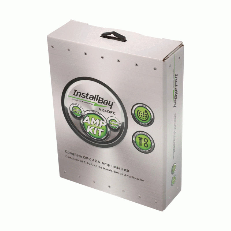 Install Bay AK4OFC 1500 Watts 4 Gauge OFC Complete Amplifier Installation Kit The Install Bay