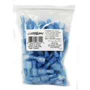 Install Bay BNMD250F Blue 16/14 Gauge Male Quick Disconnect (100/pk) The Install Bay