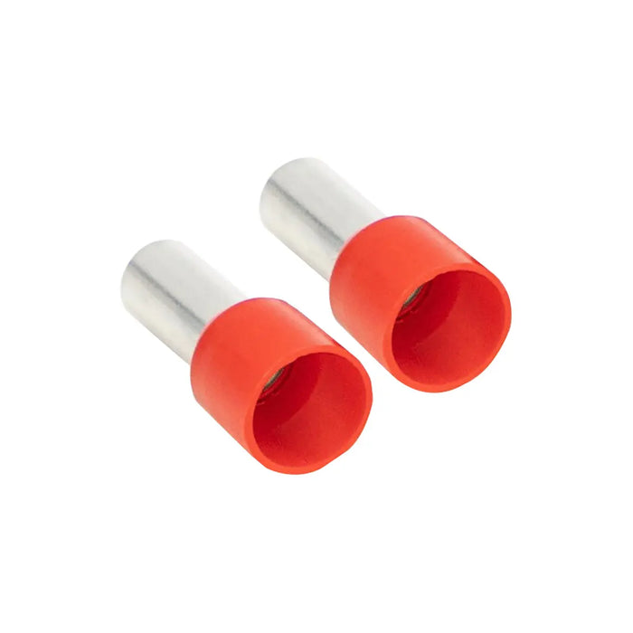 Install Bay FRL8RD 8 GA Ferrules Red Barrel - 50 per bag The Install Bay