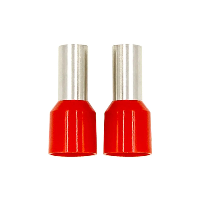 Install Bay FRL8RD 8 GA Ferrules Red Barrel - 50 per bag The Install Bay