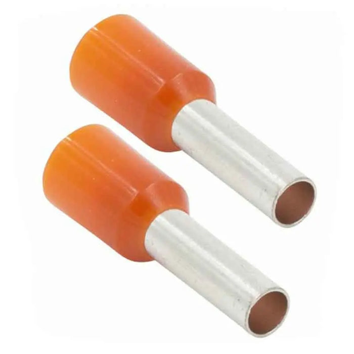 Install Bay FVOR12 12 GA Ferrules Orange Barrel (Package of 100) The Install Bay