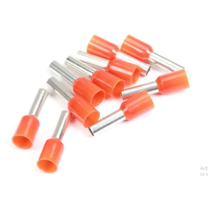 Install Bay FVOR12 12 GA Ferrules Orange Barrel (Package of 100) The Install Bay