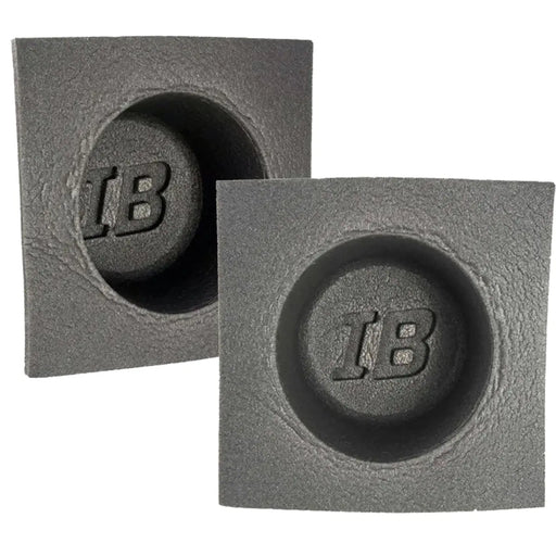 Install Bay IBBAF52 5" Car Audio Acoustic Foam Shallow Speaker Round Baffle Pair The Install Bay