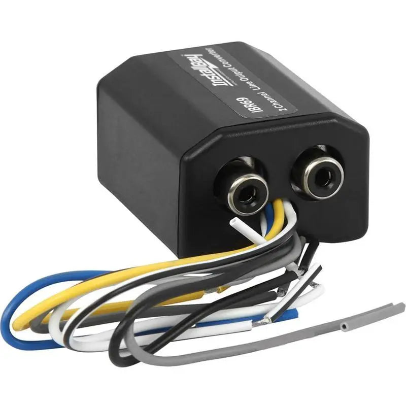 Install Bay IBR69 50W Per Channel Mini 2-Ch Line Output Converter 1/pk The Install Bay