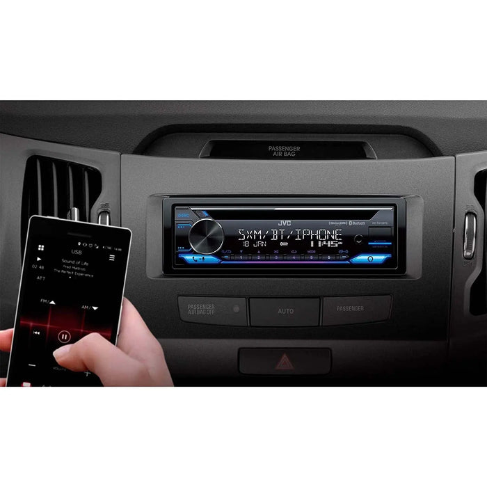JVC KD-T910BTS CD Receiver Amazon Alexa Bluetooth USB AM/FM Car Stereo JVC