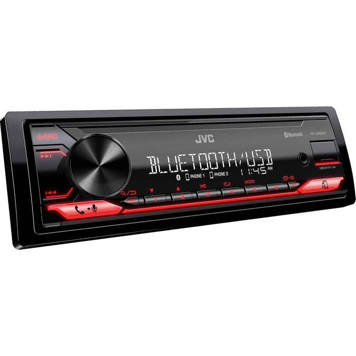 JVC KD-X280BT Single DIN Digital Media Receiver with Bluetooth AM/FM USB Car Stereo