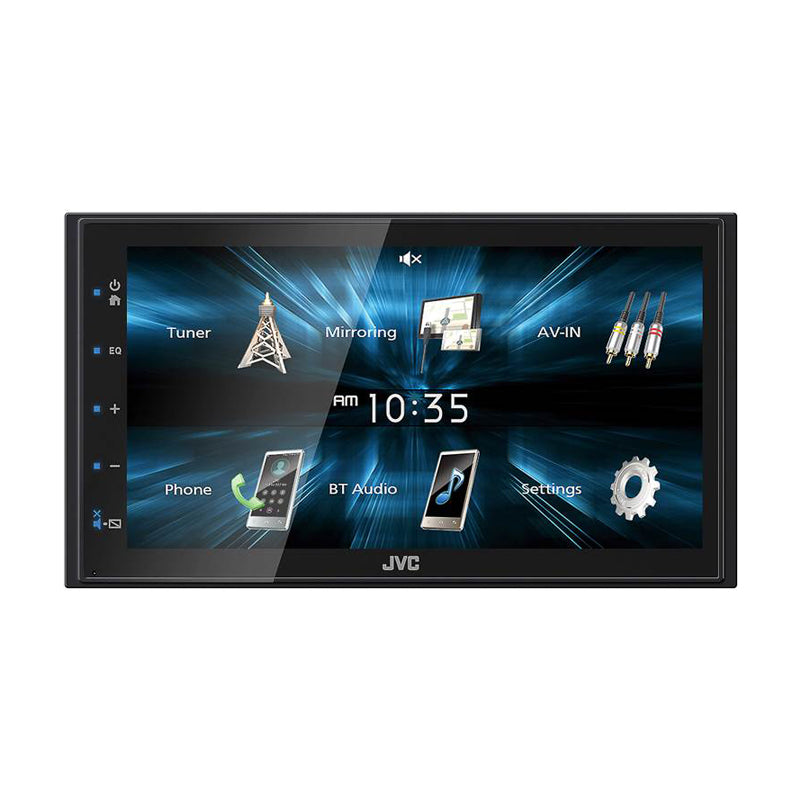 JVC KW-M150BT 6.75" Digital Multimedia Receiver Capacitive Touchscreen with Bluetooth